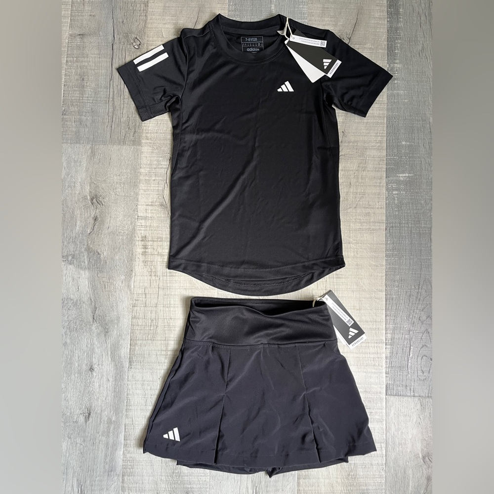 Adidas Black Tennis Set